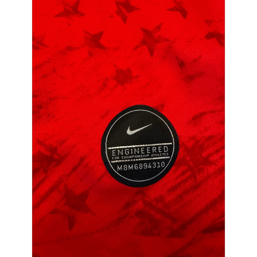 Nike USWNT Women Soccer Jersey Red Star Pattern 2019 Away Kit Small AJ4398-657 - Picture 4 of 6